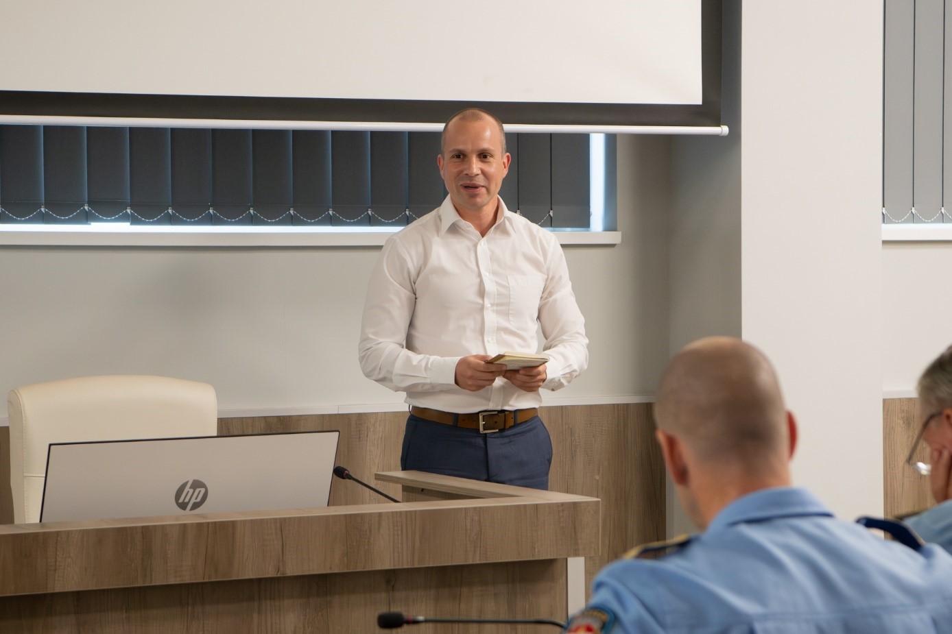 dr. Horváth Ádám István r. ezredes, a Rendőrségi Oktatási és Kiképző Központ igazgatója