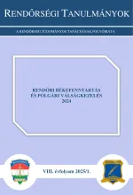 Rendőrségi Tanulmányok címlap