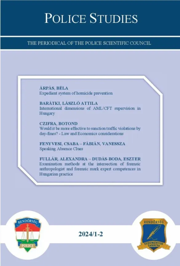 Latest issue of Police Studies